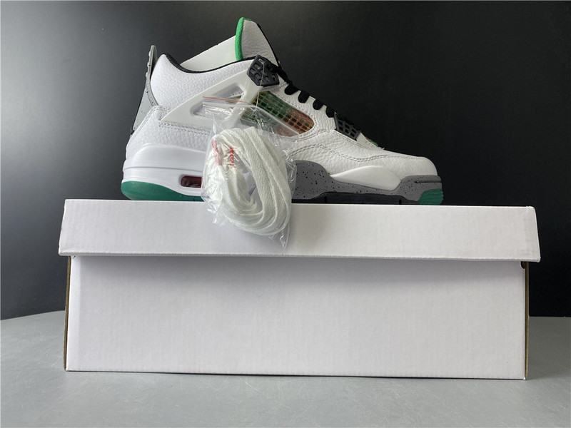 Jordan 4 Retro Lucid Green Rasta AQ9129-100