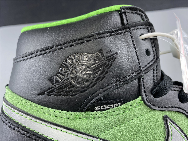 Air Jordan 1 Retro High Zoom Black Green CK6637-002