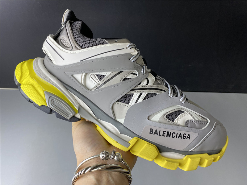 Ba*len*cia*ga tess s. gomma sneakers white gray orange 542023 w1gb7 2018