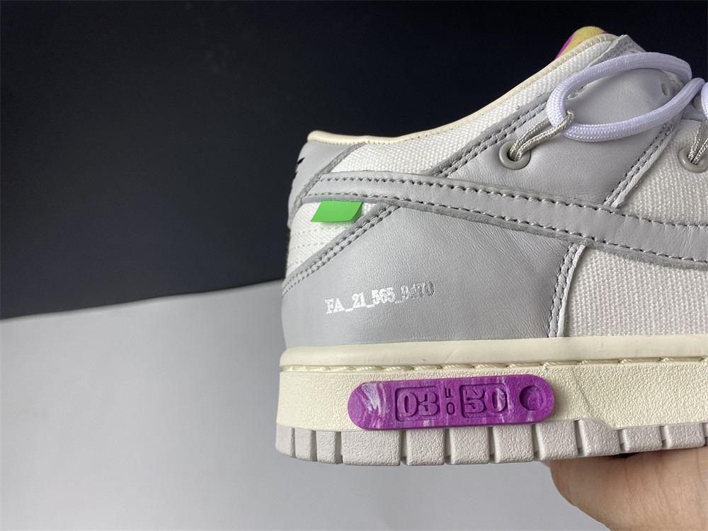 OW X DUNK LOW “03 OF 50” DM1602-118
