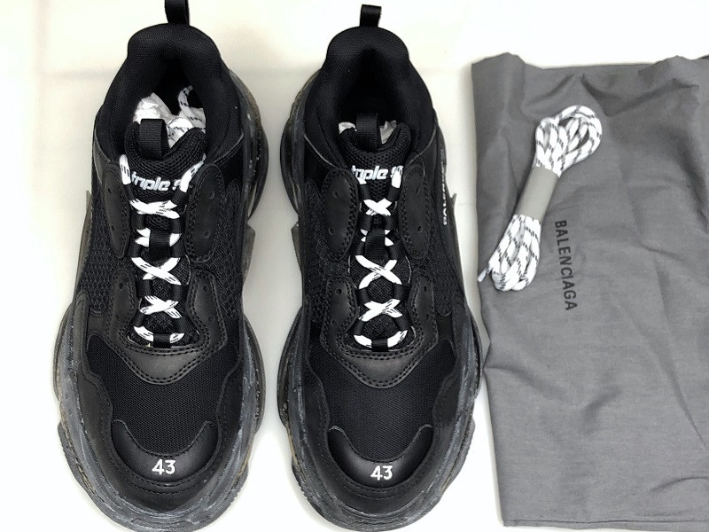 Ba*len*cia*ga triple-s clear sole trainers 541624w09e190
