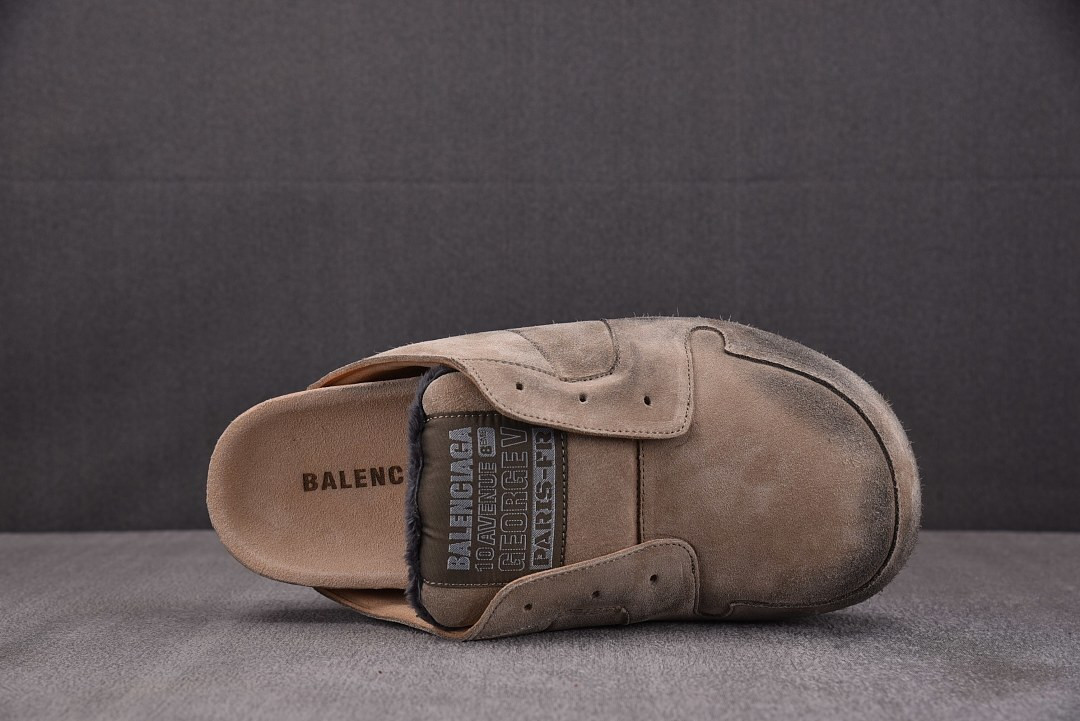 Ba1en*iaga Dumbo Mule Worn-Out Beige