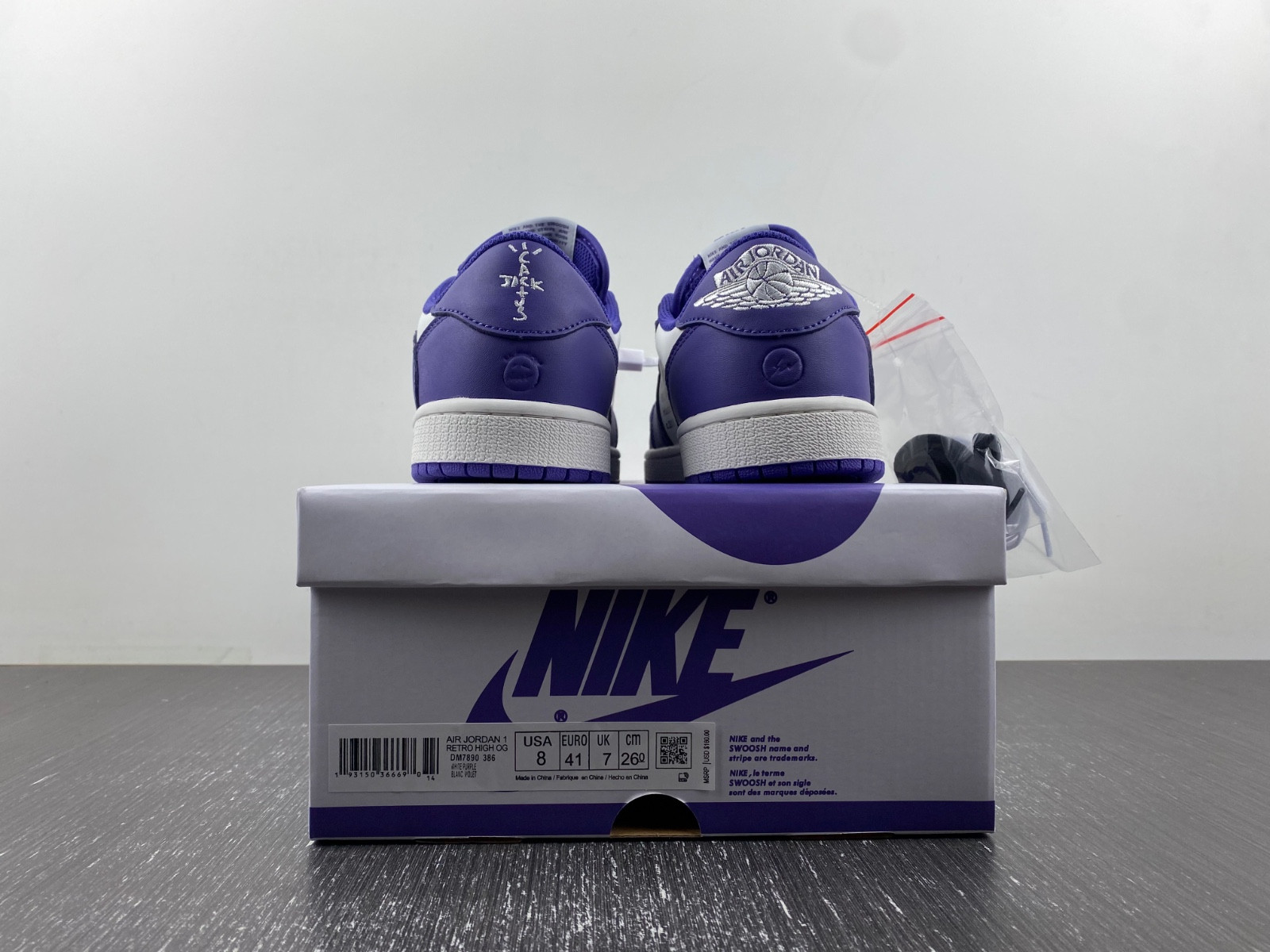 OFF-WHITE x Travis Scott x Air Jordan 1 OW DM7890-386