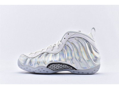 Nike Air Foamposite One Laser Silver White Basketball Shoes AA3963-105
