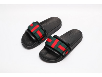 GUC LEATHER SLIDE