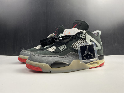 OW X AIR JORDAN 4 “BRED” CV9388-001