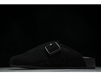 Ba*len*cia*ga Ba*len*cia*ga black ‘sunday’ suede slides
