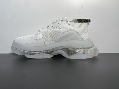 Ba*len*cia*ga triple s white clear sole 544351w09e19000
