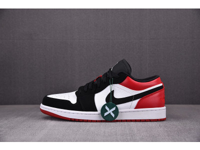 Air Jordan 1 Low“Black Toe” 553558-116