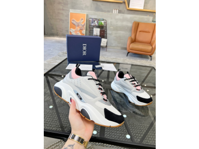 HOMME B22 TRAINER SNEAKER （Di0r B22 Pale Pink Grey）